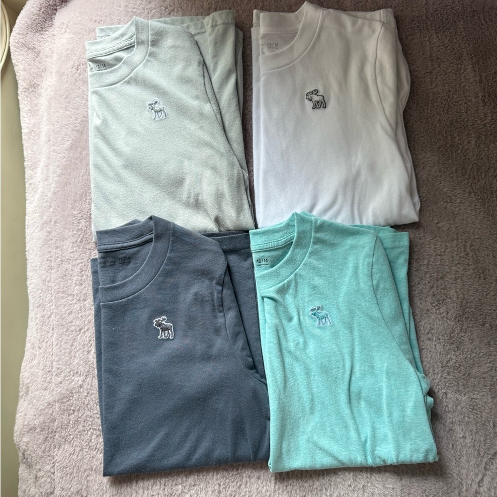 A&F tees - size 13/14